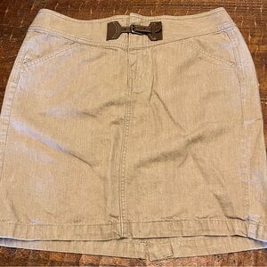 Ralph Lauren Tan Cream Mini Pencil Skirt,12P,EUC